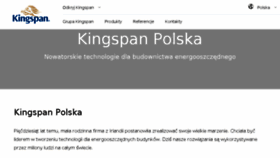 What Kingspan.pl website looked like in 2017 (6 years ago)