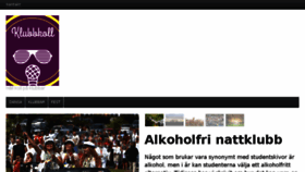 What Klubbkoll.se website looked like in 2017 (6 years ago)