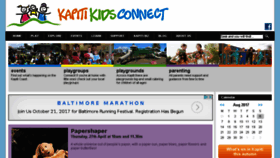 What Kapitikidsconnect.co.nz website looked like in 2017 (6 years ago)