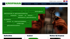 What Kropman.nl website looked like in 2017 (6 years ago)