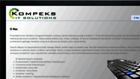 What Kompeks.pl website looked like in 2017 (6 years ago)