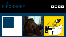 What Kirchhoff.de website looked like in 2017 (6 years ago)