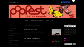 What Karlsplatz.org website looked like in 2017 (6 years ago)