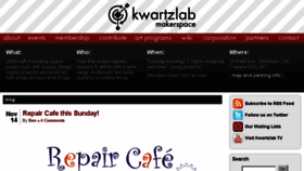 What Kwartzlab.ca website looked like in 2017 (6 years ago)