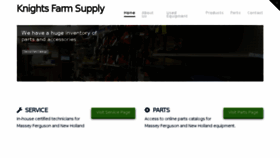 What Knightsfarmsupply.com website looked like in 2017 (6 years ago)