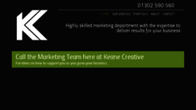 What Keanecreative.co.uk website looked like in 2017 (6 years ago)