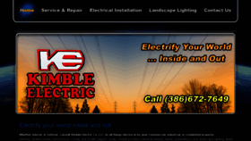 What Kimbleelectric.com website looked like in 2017 (6 years ago)