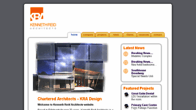 What Krarchitects.co.uk website looked like in 2017 (6 years ago)