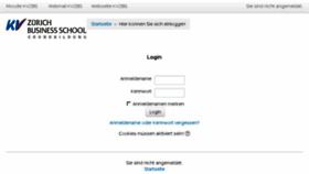 What Kvz-moodle2.ch website looked like in 2017 (6 years ago)