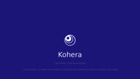 What Kohera.co.uk website looked like in 2017 (6 years ago)
