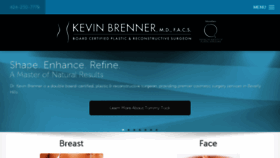What Kevinbrennermd.com website looked like in 2017 (6 years ago)