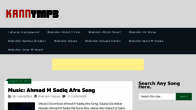 What Kannymp3.com website looked like in 2017 (6 years ago)