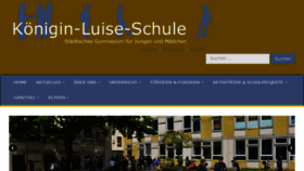What Koenigin-luise-schule.de website looked like in 2017 (6 years ago)