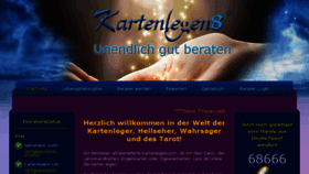 What Kartenlegen8.de website looked like in 2017 (6 years ago)