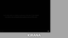 What Kirana.co.jp website looked like in 2017 (6 years ago)