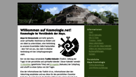 What Kosmologie.net website looked like in 2017 (6 years ago)