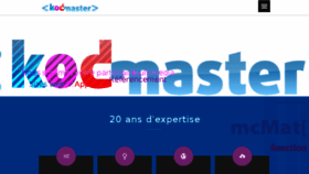 What Kodmaster.com website looked like in 2017 (6 years ago)