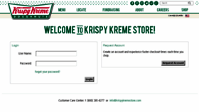 What Krispykremestore.com website looked like in 2017 (6 years ago)