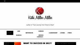 What Kathimillermiller.com website looked like in 2017 (6 years ago)