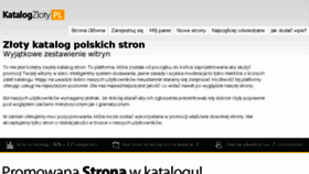 What Katalogzloty.pl website looked like in 2017 (6 years ago)