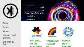 What Korotkov.eu website looked like in 2017 (8 years ago)