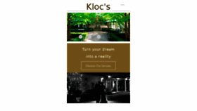 What Klocsgrove.com website looked like in 2017 (6 years ago)