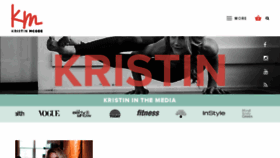 What Kristinmcgee.com website looked like in 2017 (6 years ago)
