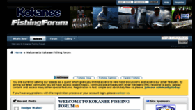 What Kokaneefishingforum.com website looked like in 2017 (6 years ago)