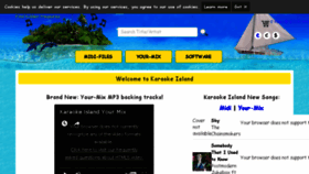 What Karaokeisland.com website looked like in 2017 (6 years ago)