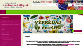 What Kvetinovelatky.sk website looked like in 2017 (9 years ago)