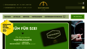 What Kustermann.de website looked like in 2017 (8 years ago)