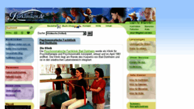 What Kurkliniken.de website looked like in 2017 (8 years ago)