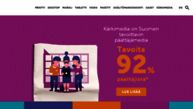 What Karkimedia.fi website looked like in 2017 (6 years ago)
