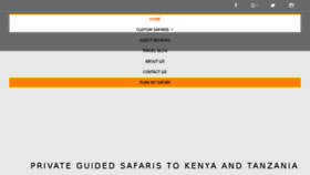 What Kenyatanzaniasafari.com website looked like in 2017 (6 years ago)