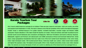 What Keralatourismtourpackages.in website looked like in 2017 (6 years ago)