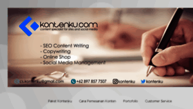What Kontenku.com website looked like in 2017 (6 years ago)