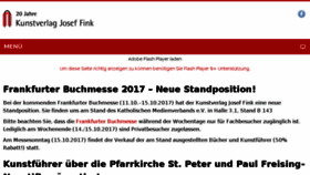 What Kunstverlag-fink.de website looked like in 2017 (6 years ago)