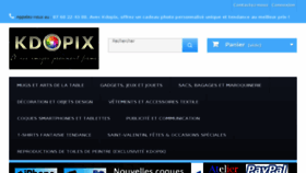 What Kdopix.fr website looked like in 2017 (6 years ago)