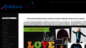 What Kukkuukids.fi website looked like in 2017 (6 years ago)