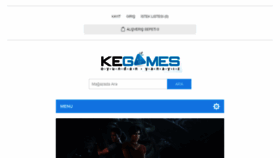 What Kegames.net website looked like in 2017 (6 years ago)