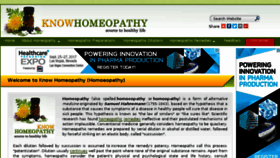 What Knowhomeopathy.com website looked like in 2017 (6 years ago)