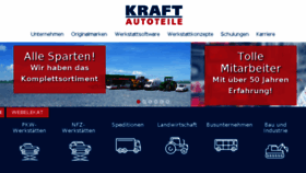 What Kraft-autoteile.de website looked like in 2017 (6 years ago)