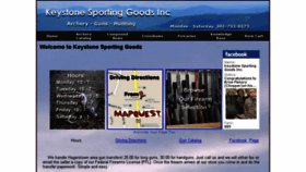 What Keystone-sports.com website looked like in 2017 (6 years ago)