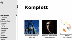 What Komplott.com website looked like in 2017 (6 years ago)