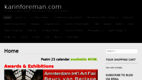 What Karinforeman.com website looked like in 2017 (6 years ago)