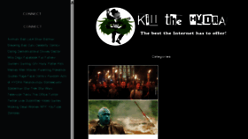 What Killthehydra.com website looked like in 2017 (6 years ago)
