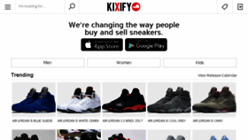 What Kixify.com website looked like in 2017 (6 years ago)