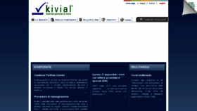 What Kivial.it website looked like in 2017 (6 years ago)