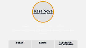 What Kasanova-electric.com website looked like in 2017 (6 years ago)