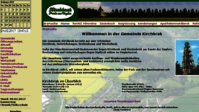What Kirchbrak.de website looked like in 2017 (6 years ago)